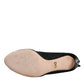 Dolce & Gabbana Black Nylon Mesh Sock Style Boots Shoes