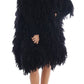 Dolce & Gabbana Elegant Black Fringed Wool-Cashmere Sweater