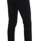 Ermanno Scervino Sleek Black Stirrup Leggings