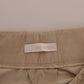 Ermanno Scervino Chic Beige Bootcut Flared Pants