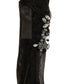 Dolce & Gabbana Crystal-Embellished Black Mid-Calf Stockings