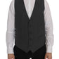 Dolce & Gabbana Elegant Gray Waistcoat Vest