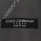 Dolce & Gabbana Elegant Gray Waistcoat Vest