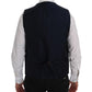 Dolce & Gabbana Elegant Striped Wool Blend Waistcoat Vest