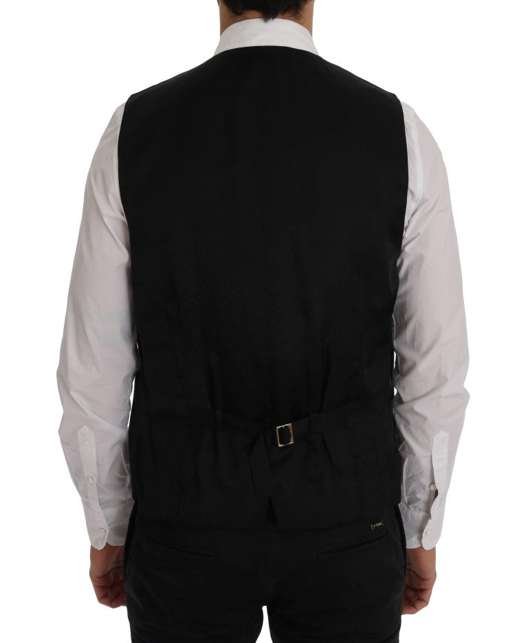 Dolce & Gabbana Elegant Black Single Breasted Vest