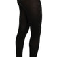 Dolce & Gabbana Elegant Gray High-Waist Stretch Tights Pants