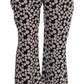 Dolce & Gabbana Elegant Polka Dot Silk High-Waist Pants