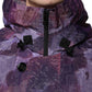 Dolce & Gabbana Purple Camouflage Hooded Men Blouson Jacket
