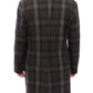 Dolce & Gabbana Sicilia Checkered Wool Blend Coat