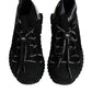 Dolce & Gabbana Black Sorrento Socks Logo Sneakers Shoes