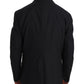 Dolce & Gabbana Elegant Slim Fit Striped Wool Silk Blazer