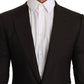 Dolce & Gabbana Sleek Slim Brown Virgin Wool Blazer Jacket