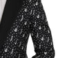 Dolce & Gabbana Polka Dot Jazz Print Slim Fit Blazer