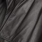 Bottega Veneta Black Leather Men Waterproof Trenchcoat Jacket