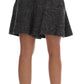 Dolce & Gabbana Elegant Gray A-Line Wool Skirt