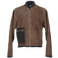 Dolce & Gabbana Elegant Leather & Wool Blend Jacket