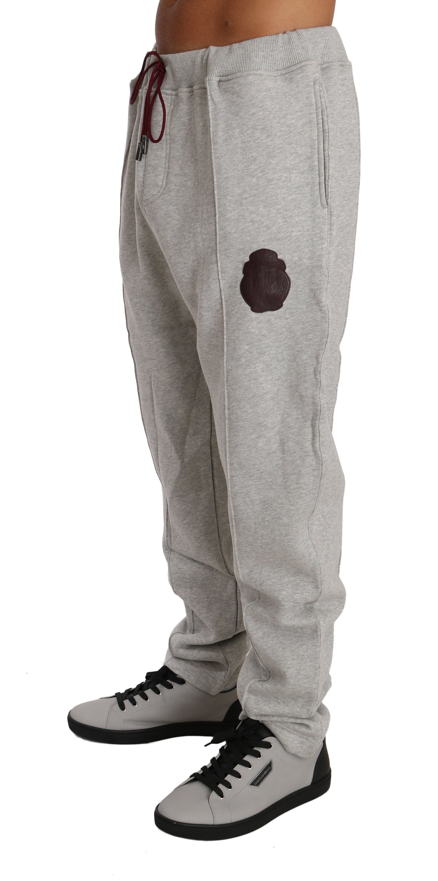 Billionaire Italian Couture Italian Couture Gray Cotton Sweatsuit