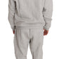 Billionaire Italian Couture Italian Couture Gray Cotton Sweatsuit