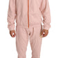 Billionaire Italian Couture Elegant Pink Cotton Sweatsuit Luxury Comfort