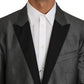 Dolce & Gabbana Elegant Gray Patterned Martini Suit