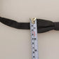 Dolce & Gabbana Gray Pattern Silk Adjustable Neck Bow Tie