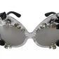 Dolce & Gabbana Transparent DG4292 Round Crystal Sunglasses
