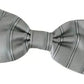 Dolce & Gabbana Light Gray Lining Adjustable Neck Butterfly Bow Tie