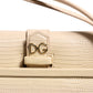 Dolce & Gabbana Beige Leather Ingrid Top Handle Shoulder Bag