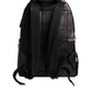 Dolce & Gabbana Bronze Leather School Travel Backpack Bag