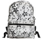 Dolce & Gabbana White DG Stars Print Nylon School Backpack Bag