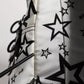 Dolce & Gabbana White DG Stars Print Nylon School Backpack Bag