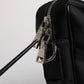 Dolce & Gabbana Black Logo Plaque Double Handle Messenger Bag