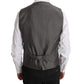 Dolce & Gabbana Sleek Bronze & Gray Formal Vest Slim Fit