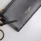 Dolce & Gabbana Black Calfskin Leather DG Logo Card Holder Wallet