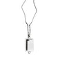 Dolce & Gabbana White Calf Leather Lanyard Logo Card Holder Wallet