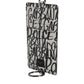 Dolce & Gabbana White Leather Lanyard Logo Print Card Holder Wallet