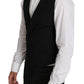 Dolce & Gabbana Sleek Double Breasted Slim Fit Wool Vest