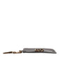 Dolce & Gabbana Brown Exotic Leather DG Logo Card Holder Wallet