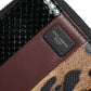 Dolce & Gabbana Multicolor Leopard Leather DG Bifold Card Holder Wallet