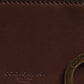Dolce & Gabbana Brown Leather Zip Logo Keyring Coin Purse Keyring Wallet