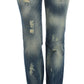 Cavalli Sleek Flair Leg Low Waist Denim