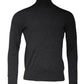 Dolce & Gabbana Gray Wool Knit Turtleneck Pullover Sweater