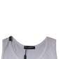 Dolce & Gabbana White Cotton Sleeveless Round Neck Tank T-shirt