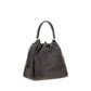 Brunello Cucinelli Brown Calf Leather Bos Taurus Shoulder Bag