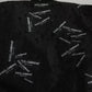 Dolce & Gabbana Black Logo Patch Brocade Bomber Full Zip Jacket
