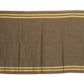 Dolce & Gabbana Green Striped Cashmere Wrap Fringes Scarf