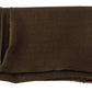 Dolce & Gabbana Green Striped Cashmere Wrap Fringes Scarf