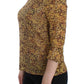 Dolce & Gabbana Sicilian Mosaic Print Silk Blouse