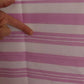 Dolce & Gabbana Pink White Striped Cannes Wrap Shawl Scarf