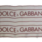 Dolce & Gabbana White Red Printed Wrap Shawl Modal Scarf